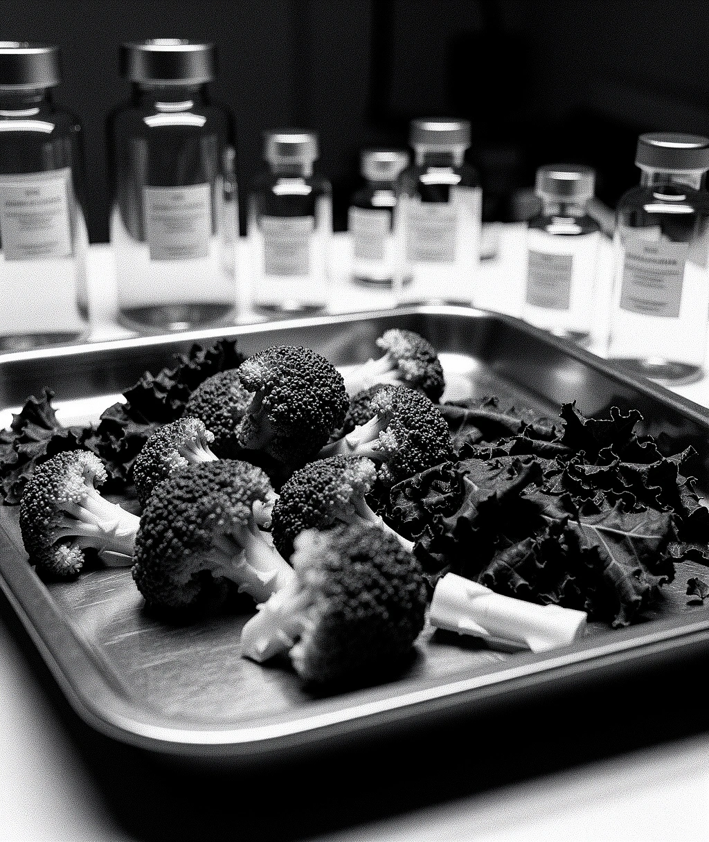 Cruciferous vegetables in lab